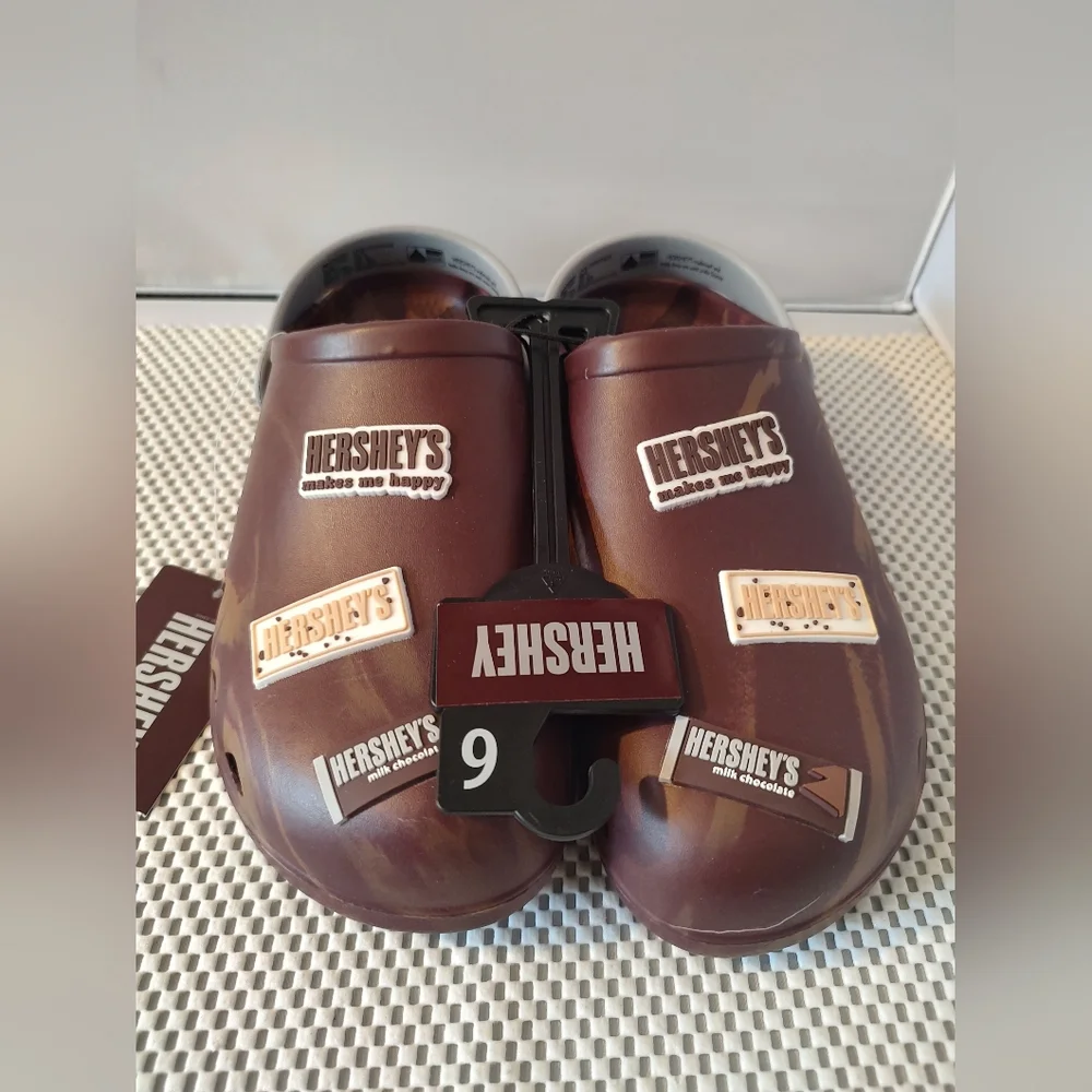 Hershey's Big Boy Size 6 Clog Sandal Brown NWT